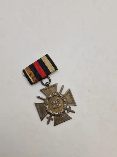 Originalt Hindenburg cross. Commemorative cross 1914-1918 for combatant
