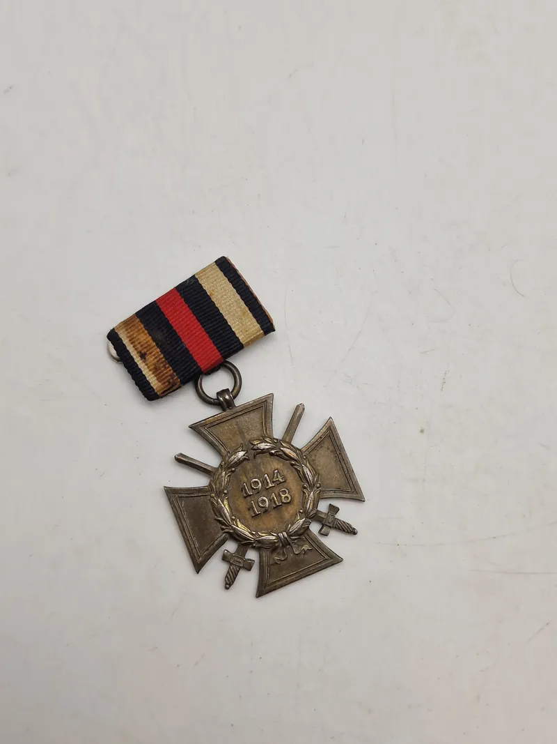 Originalt Hindenburg cross. Commemorative cross 1914-1918 for combatant