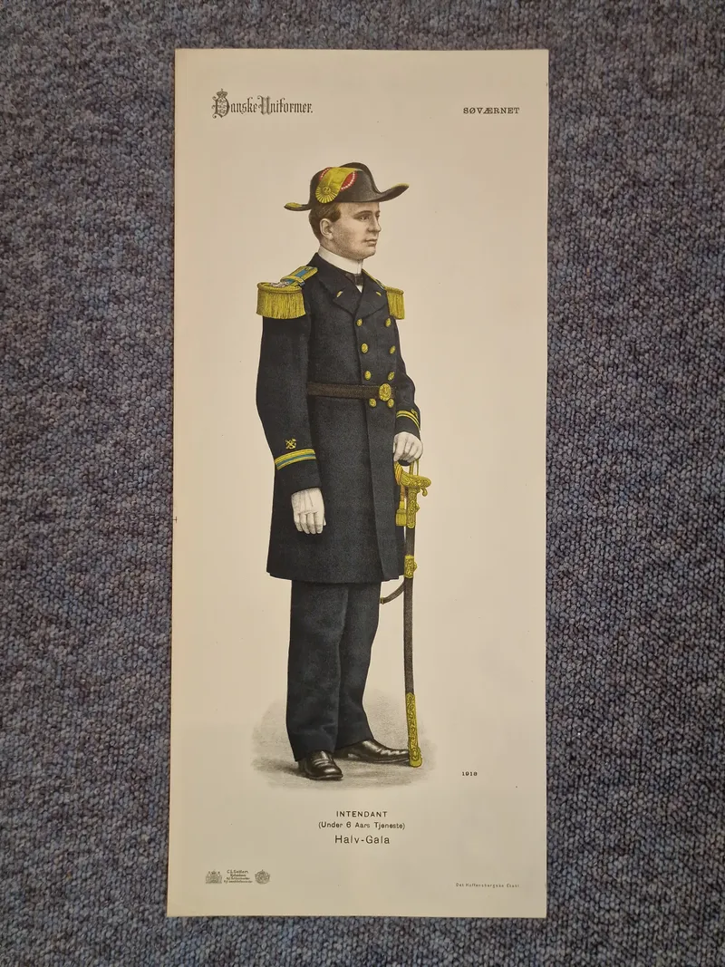 Originalt billede - “Danske uniformer”