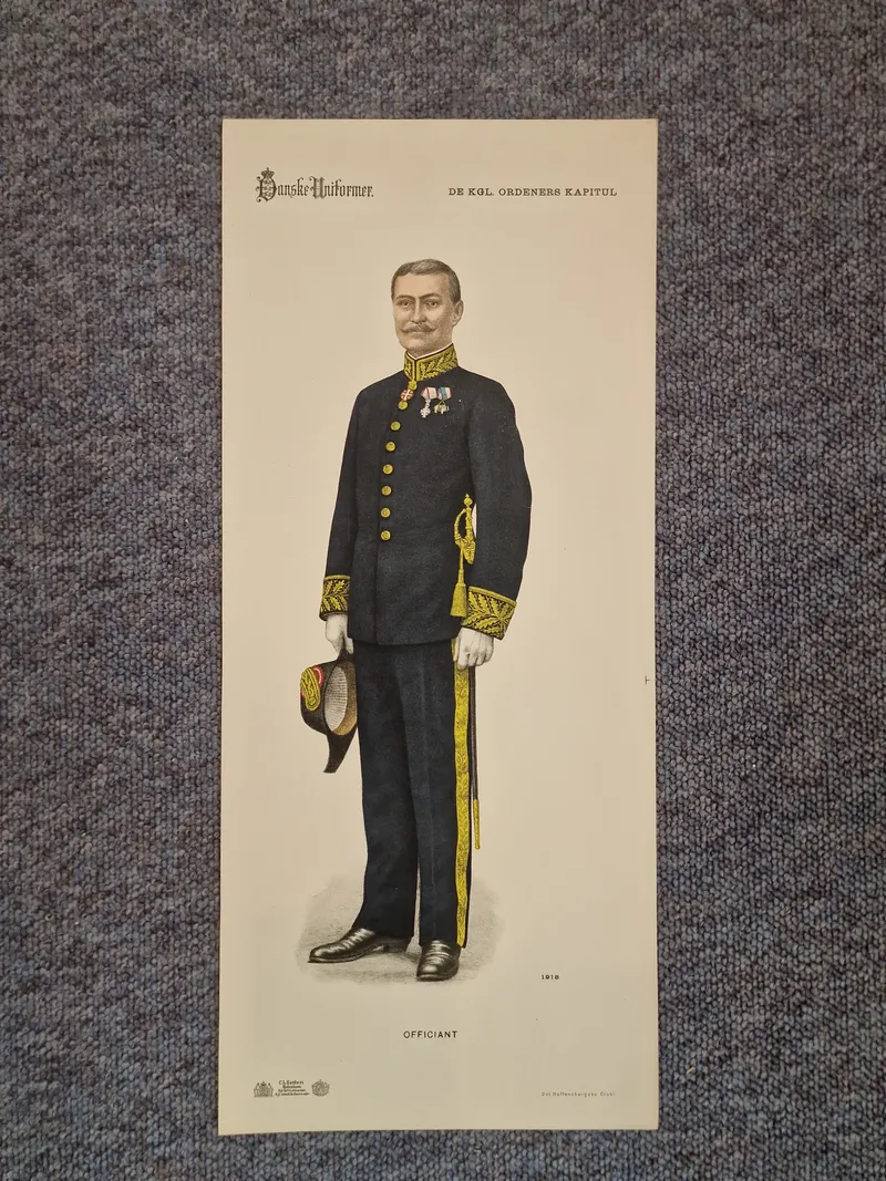 Originalt billede - “Danske uniformer”