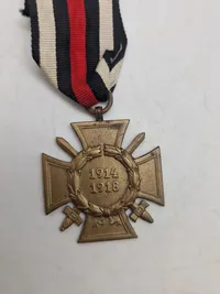 Originalt Hindenburg cross. Commemorative cross 1914-1918 for combatant