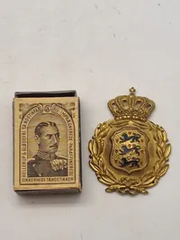 Originalt skjold fra den danske brigade i Sverige - ww2