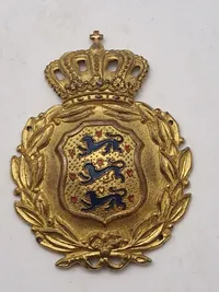 Originalt skjold fra den danske brigade i Sverige - ww2