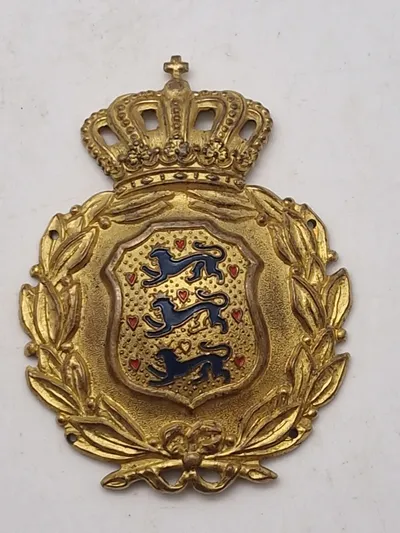 Originalt skjold fra den danske brigade i Sverige - ww2
