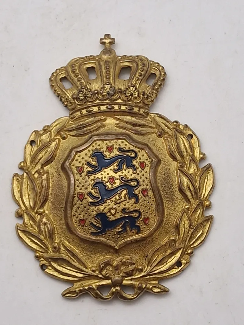Originalt skjold fra den danske brigade i Sverige - ww2