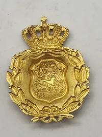 Originalt skjold fra den danske brigade i Sverige - ww2