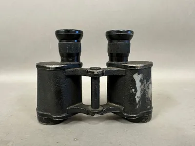 Original Tysk WW2 officers kikkert Dienstglass, klar i optik