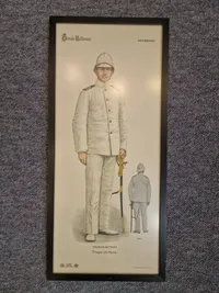 Originalt billede - “Danske uniformer” Vest indien