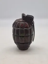 Original engelsk Mills granat, bl.a. nedkastet til modstandsbevægelsen - Deaktiveret jf. gældende dansk lovgivning
