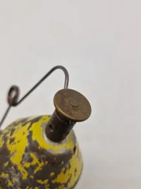 Sjælden original dansk Haandbombe model 1923, til øvelseskast og undervisningsbrug. Typen ses sjældent til salg