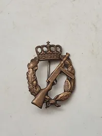 Originalt duelighedstegn anvendt af den danske brigade i Sverige