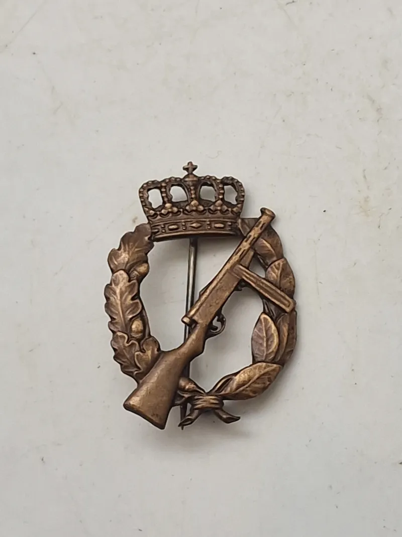 Originalt duelighedstegn anvendt af den danske brigade i Sverige