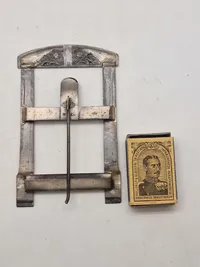 Veludført billedramme - Start 1900 tallet