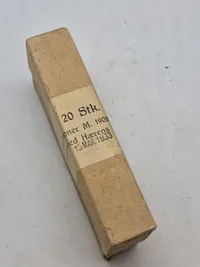 Original æske for Gevær 89 patron M/1908