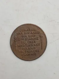 Original mønt - Frankrigshjælpen 1945