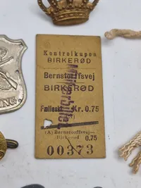 Lot diverse militaria Livgarden