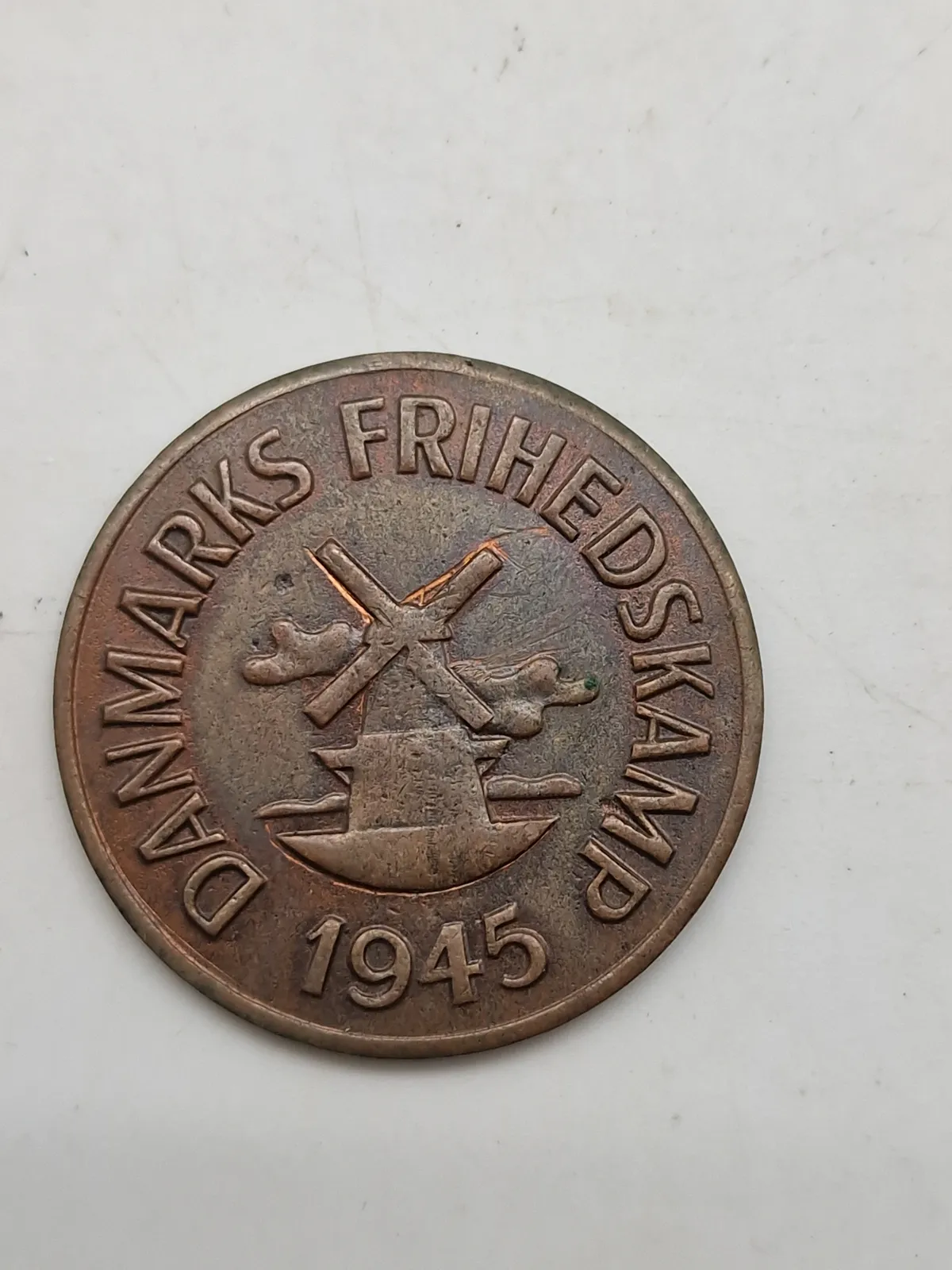 Original mønt - Danmarks frihedskamp 1945