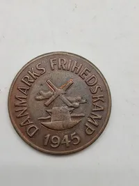 Original mønt - Danmarks frihedskamp 1945
