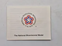 Original amerikansk mønt med æske