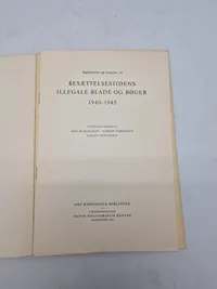 Besættelsestidens hæfter og bøger 1940-45