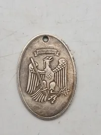Politi id disk - efterkrigs