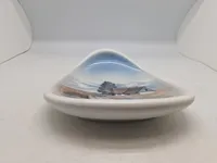 Original porcelæns skål - håndmalet/Lyngby