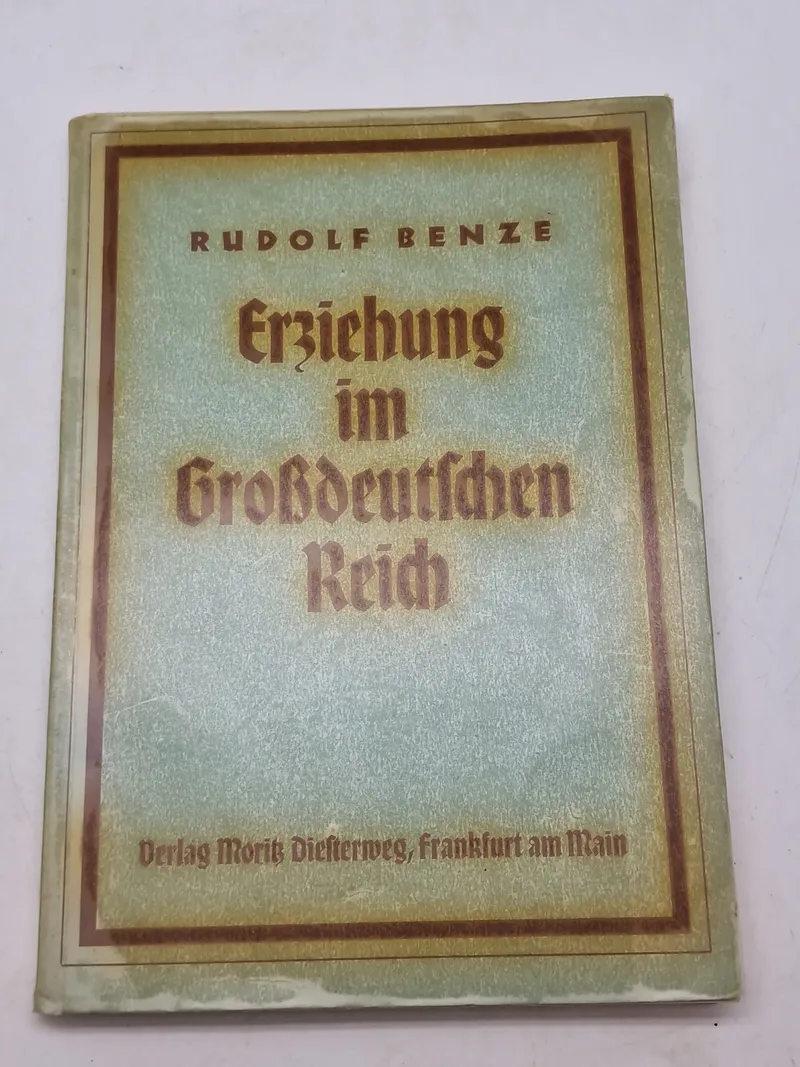 Original tysk ww2 bog - Erziehung im Großdeutschen Reich