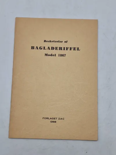Beskrivelse af bagladeriffel model 1867