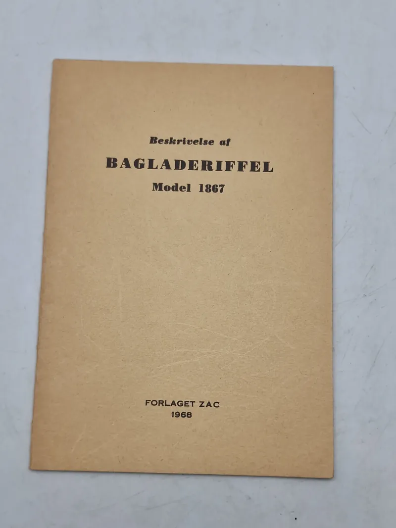 Beskrivelse af bagladeriffel model 1867