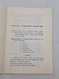 Beskrivelse af bagladeriffel model 1867