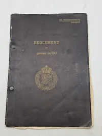 Reglement for gevær M/50
