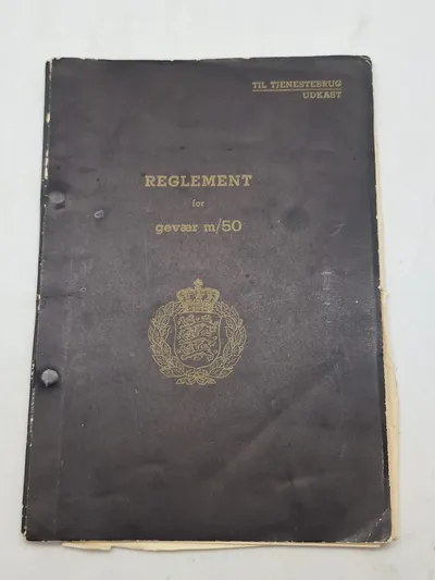 Reglement for gevær M/50