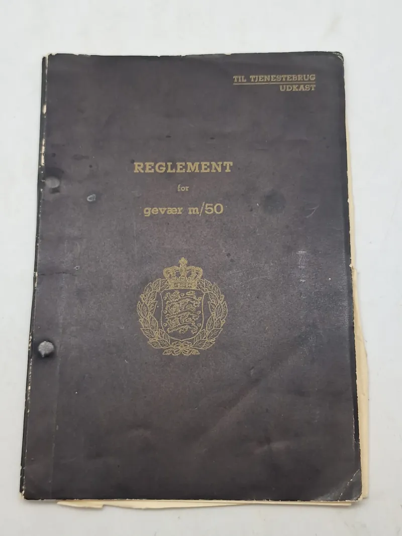 Reglement for gevær M/50