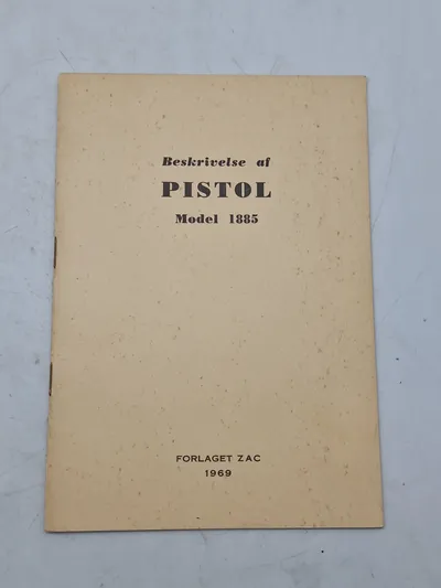 Beskrivelse af pistol model 1885