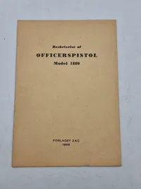 Beskrivelse af officerspistol model 1880