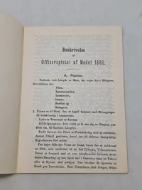 Beskrivelse af officerspistol model 1880