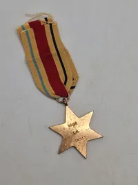 Original The Africa Star Navgiven til sydafrikaner - ww2