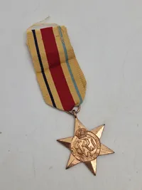 Original The Africa Star Navgiven til sydafrikaner - ww2