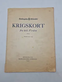 Originalt hæfte - Krigskort fra hele verden - 1945