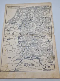 Originalt hæfte - Krigskort fra hele verden - 1945
