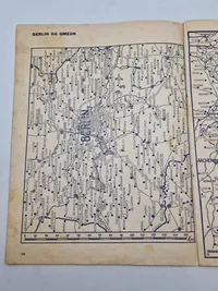 Originalt hæfte - Krigskort fra hele verden - 1945