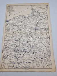 Originalt hæfte - Krigskort fra hele verden - 1945