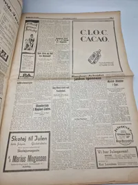 Originalt eks af Kolding folkeblad 1939