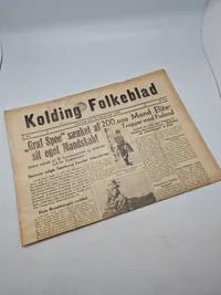Originalt eks af Kolding folkeblad 1939
