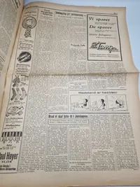 Originalt eks af Kolding folkeblad 1939