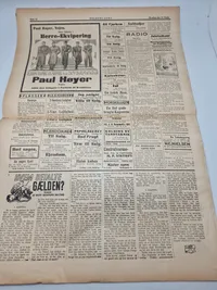 Originalt eks af Kolding folkeblad 1939