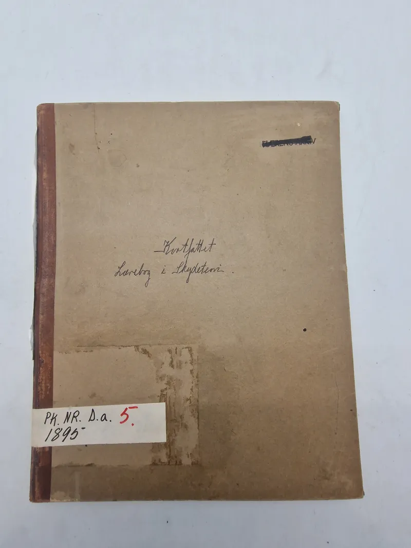 Lærebog i skydeterori - 1895