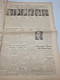 Originalt eks af Nationaltidende 1943