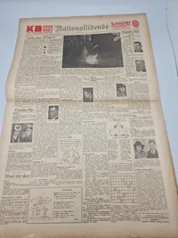 Originalt eks af Nationaltidende 1943