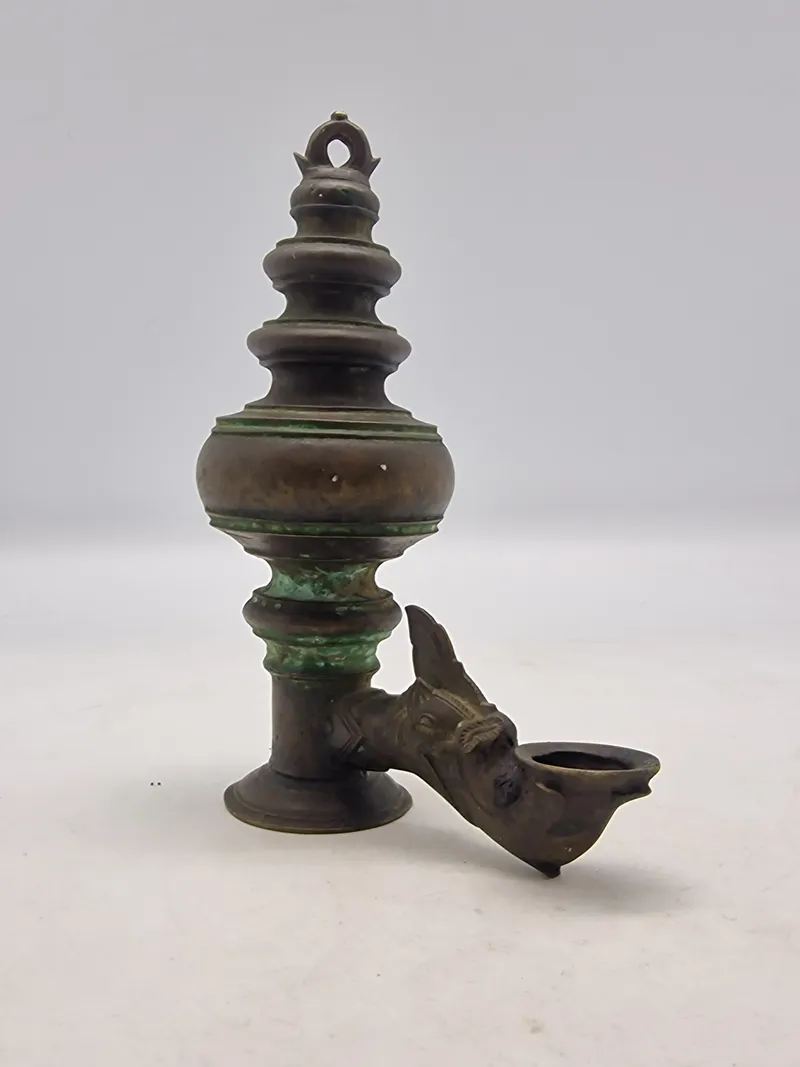 Original Kinesisk  1800 tals olielampe